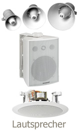 Lautsprechershop für Beschallungstechnik und Beschallungsanlagen