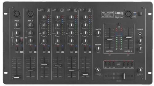 6-Kanal-Stereo-Mischpult  MPX206/SW