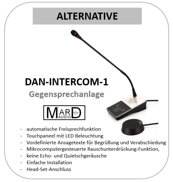 DAN-Intercom-1 Gegensprechanlage Kassen Kundenschalter Apotheke