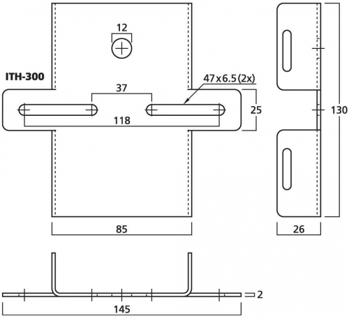 Masthalterung für Lautsprecher