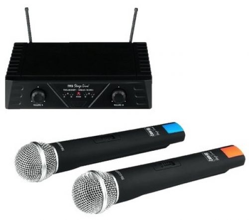 Drahtloses 2-Kanal-Mikrofonsystem TXS-812SET