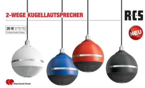 KL-200 farbiger 2-Wege Kugellautsprecher 100V