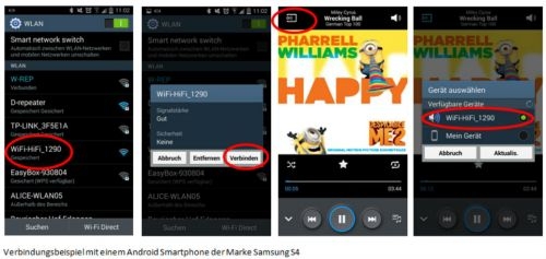 WLAN DLNA AirPlay Audio HiFi Verstärker DAN-WiFi-AMP