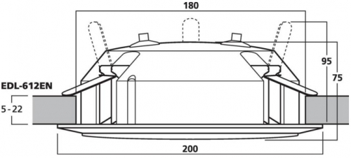 ELA-Deckenlautsprecher EDL-612EN
