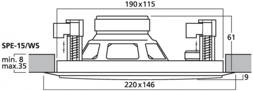 Lautsprecher SPE-15/WS