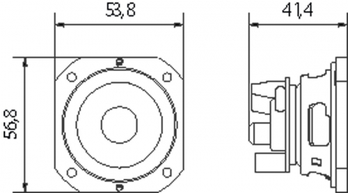 KEL 55 Music Hifi- Lautsprecher für Unterputzdose