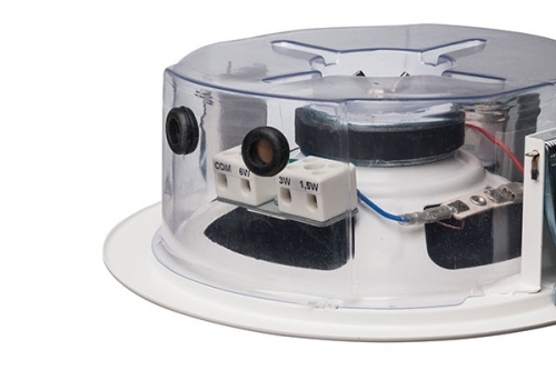 DL-E 06-165/T-EN54 safe Deckeneinbaulautsprecher, 6 Watt, 100 Vo