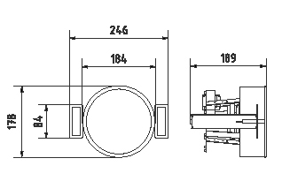 FL 180 R-T12 rahmenloser Deckeneinbau-Lautsprecher