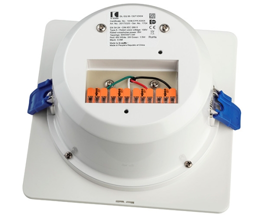 DL-SQ 06-130/T-EN54 quadratischer Deckenlautsprecher 100V, 6W