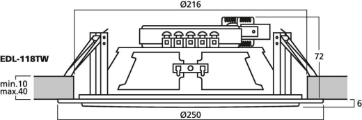 EDL-118TW ELA-Lautsprecher