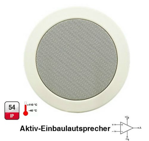 Mini-Aktiv-Einbaulautsprecher DAN-AK-130