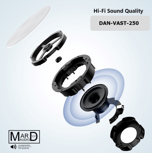 DAN-VAST-250 Bluetooth Deckenlautsprecher SET