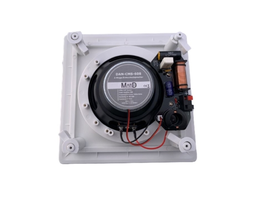 quadratischer 2-Wege HiFi Decken-Einbaulautsprecher DAN-CMS-608