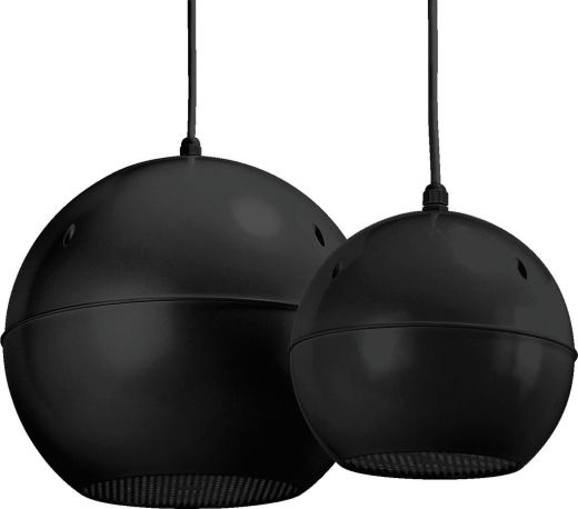 EDL-412/SW Wetterfester ELA-Kugellautsprecher, schwarz