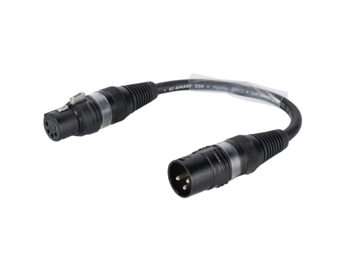 SOMMER CABLE Adapterkabel 3pol XLR(M)/5pol XLR(F) sw