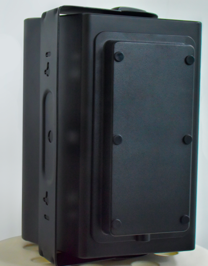 Multiroom WLAN Lautsprecher - wireless speaker Indoor/Outdoor Lautsprecherbox wetterfest Farbe: schwarz