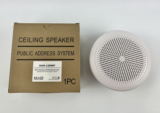 wasserdichter 2-Wege HiFi Feuchtraum Einbaulautsprecher IP44