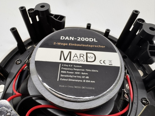 flacher 40W HiFi 2-Wege Deckenlautsprecher Einbaulautsprecher 8Ohm