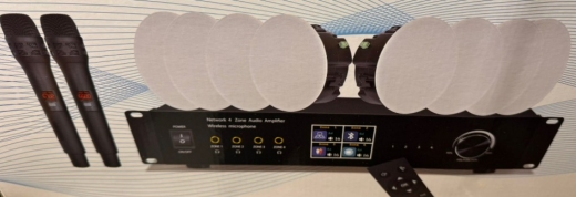 DAN-AMP-4CH – 4-Zonen Multiroom Audio Netzwerk-Verstärker