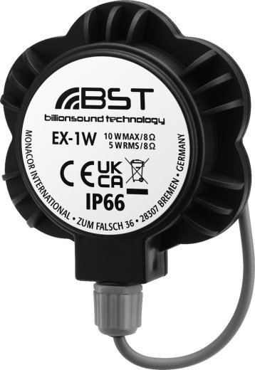 MONACOR EX-1W – Audio-Exciter, 5 W, 8 Ohm, IP66