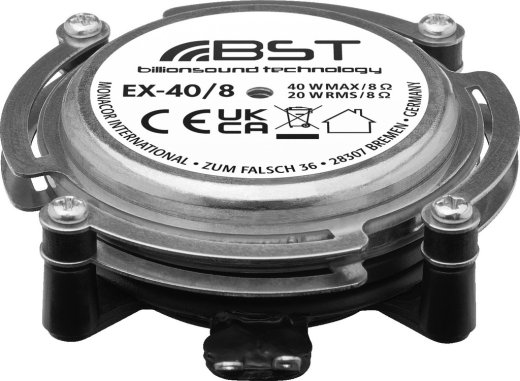 MONACOR EX-40/8 – Audio-Exciter, 20 W RMS, 8 Ohm