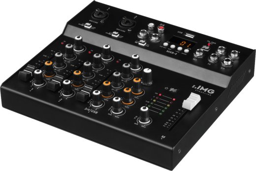 IMG STAGELINE MXR-4 – 4-Kanal-Mischpult mit USB und Bluetooth