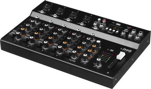 IMG STAGELINE MXR-6 – 6-Kanal-Mischpult mit USB und Bluetooth