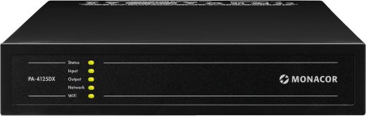 MONACOR PA-4125DX – 4-Zonen-DSP-Verstärker mit LAN und WLAN