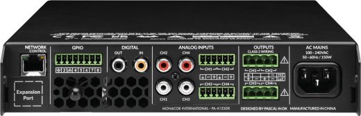 MONACOR PA-4125DX – 4-Zonen-DSP-Verstärker mit LAN und WLAN