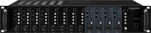 MONACOR PA-M412 – 4-Zonen-ELA-Matrixverstärker, 4 x 120 W