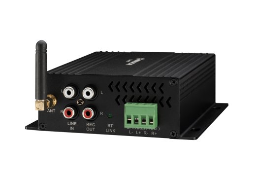 Monacor SA-40BT – Mini-Stereo-Verstärker mit Bluetooth, 2 x 20 W