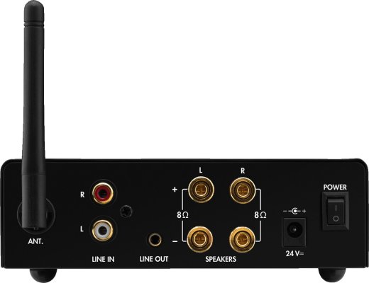 Monacor SA-160BT – Stereo-Verstärker, Bluetooth und NFC, 2 x 30 W