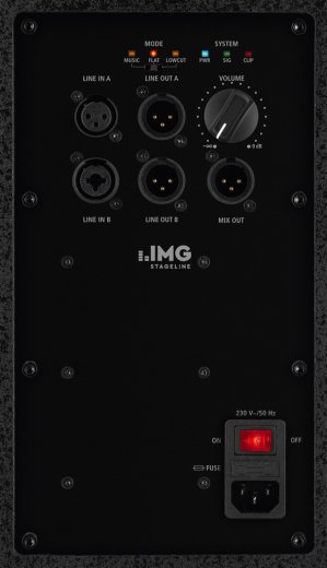 IMG STAGELINE DRIVE-08A – aktive DSP-PA-Box, 8 Zoll, 200 W