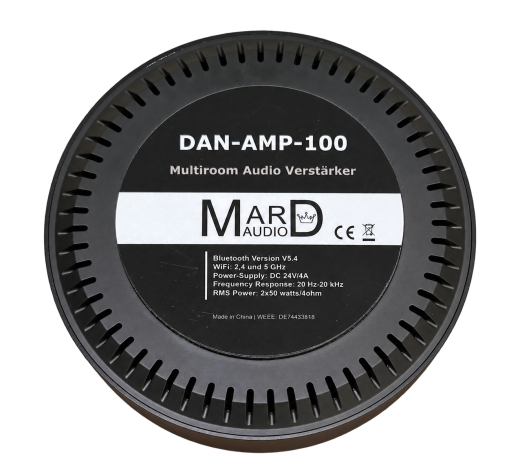 MARD-Audio DAN-AMP-100 WLAN-Multiroom-Verstärker 2 × 50 W RMS