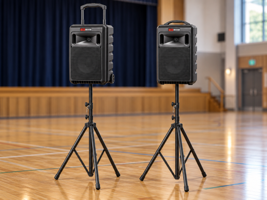 RCS Digital Sound-Center 100 DUO – mobile Beschallungsanlage mit Zusatzlautsprecher
