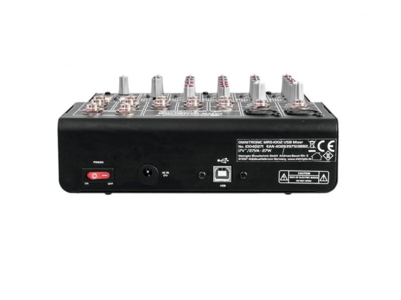 OMNITRONIC MRS-1002USB Recording-Mixer
