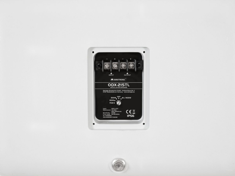 OMNITRONIC ODX-215TL Installationslautsprecher 100V weiß