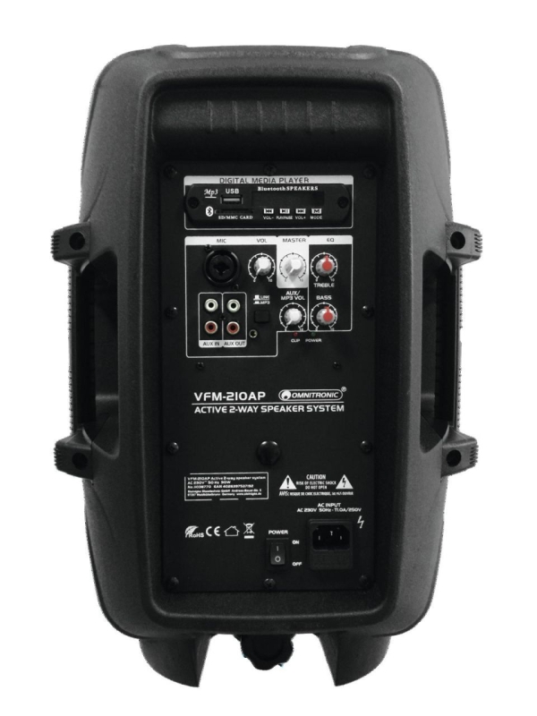 OMNITRONIC VFM-210AP 2-Wege Lautsprecher, aktiv