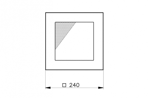 Blenden M 240 - quadratisch