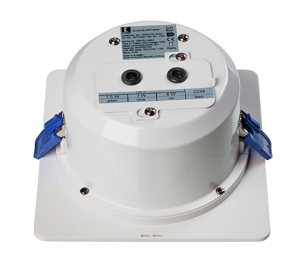 DL-SQ 06-130/T-EN54 quadratischer Deckenlautsprecher 100V, 6W