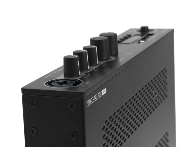 Kompakter 100V und HiFi Stereo-Mischverstärker mit Player + Bluetooth