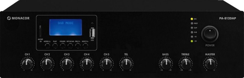 PA-812DAP ELA-Mono-Class-D-Mischverstaerker, 120W
