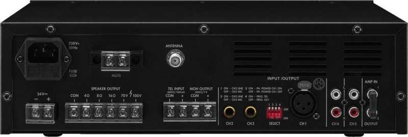 PA-812DAP ELA-Mono-Class-D-Mischverstaerker, 120W
