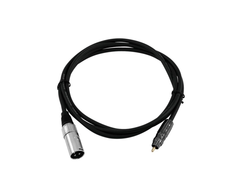 OMNITRONIC Adapterkabel Cinch/XLR(M) 2m sw