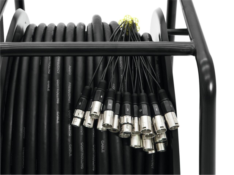 OMNITRONIC Multicore Stagebox 16/4 50m Trommel