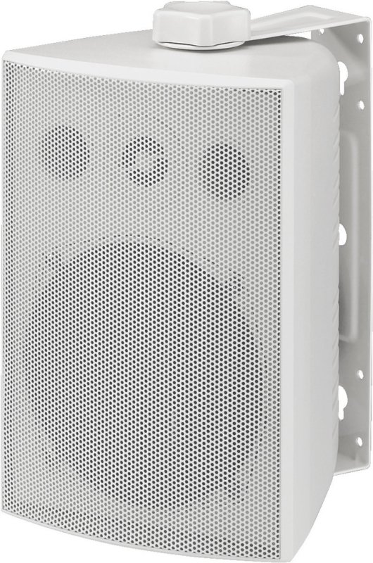 MONACOR ESP-250/WS – 100V/8-Ohm-Lautsprecherbox, IP65, weiß
