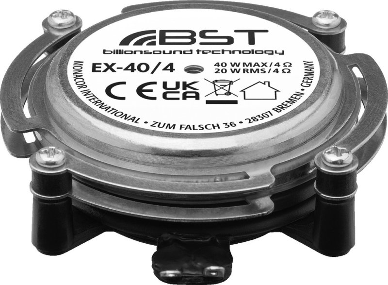MONACOR EX-40/4 – Audio-Exciter, 20 W RMS, 4 Ohm