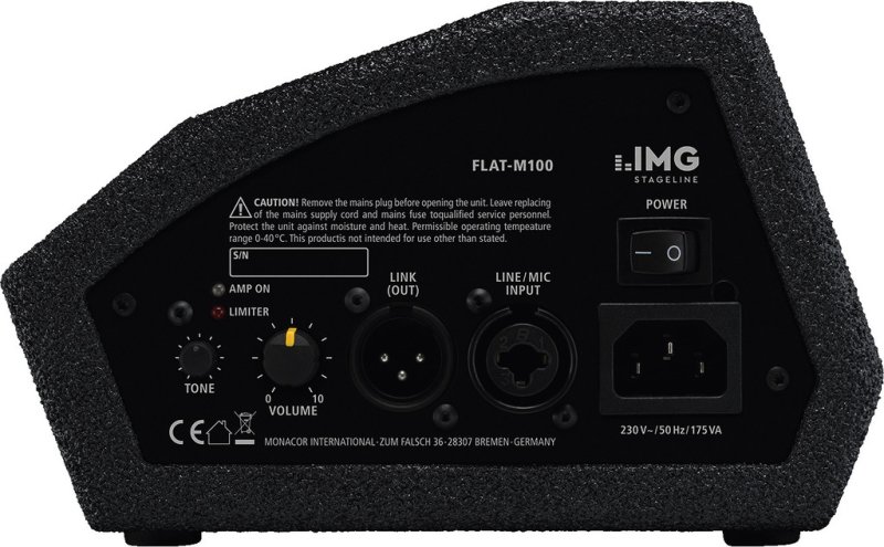 IMG STAGELINE FLAT-M100 aktiver Bühnenmonitor, Produktansicht 5