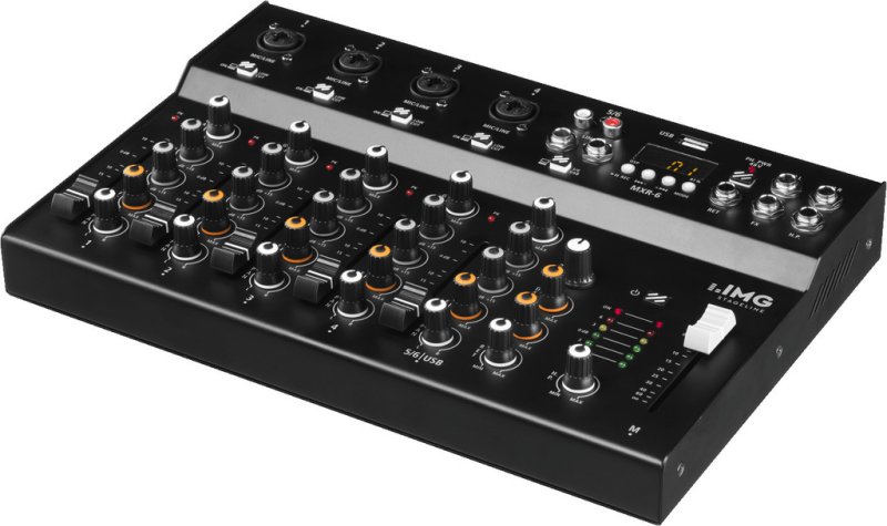 IMG STAGELINE MXR-6 6-Kanal-Mischpult