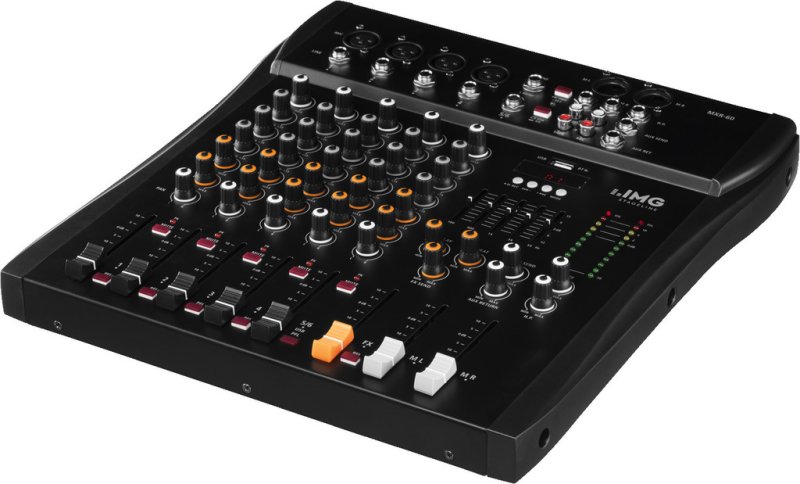 IMG STAGELINE MXR-60 6-Kanal-Mischpult